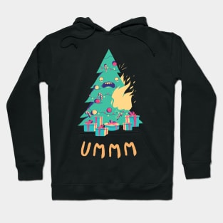 Ummm Burning Chrismas Tree Hoodie